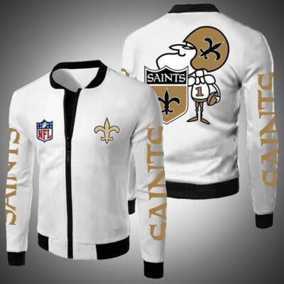 New Orleans Saints Nfl Bomber Jacket Tshirt Hoodie Up To 5xl 3D Hoodie Sweater Tshirt BJ01203