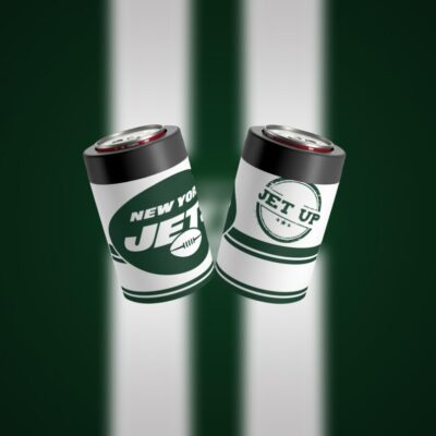 New York Jets NFL Stainless Steel Can Holder