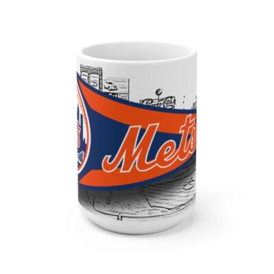 New York Mets Pennant Mug New York Mets Mug MLB Mugs NY Mets 3