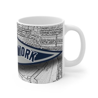 New York Yankees Pennant Mug New York Yankees Mug MLB Mugs NY Yankees Bronx 2
