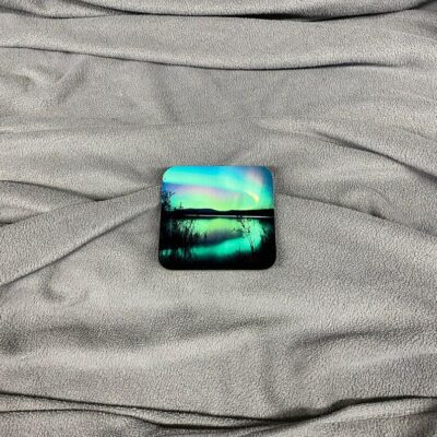 Northern Lights Sky Drinkware Coaster Set of 4 2