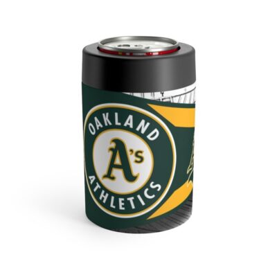 Oakland Athletics MLB Pennant Stainless Steel Can Holder 2