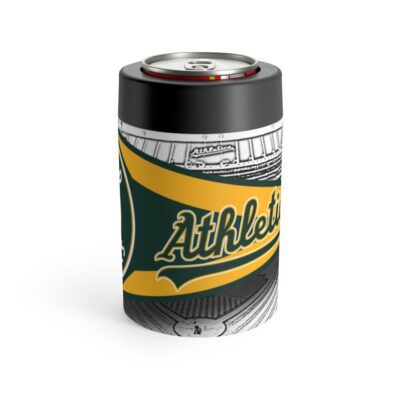 Oakland Athletics MLB Pennant Stainless Steel Can Holder