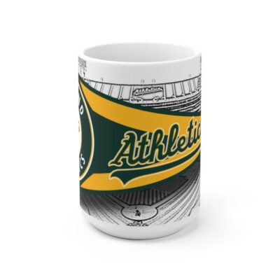 Oakland Athletics Pennant Mug Oakland Athletics Mug MLB Mugs 3