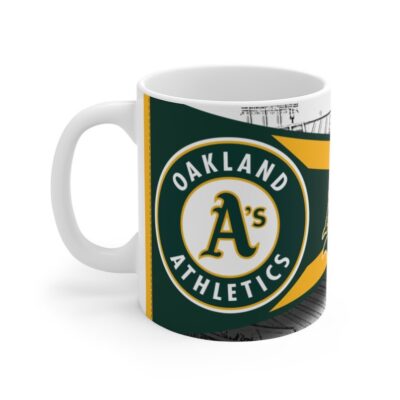 Oakland Athletics Pennant Mug - Oakland Athletics Mug - MLB Mugs