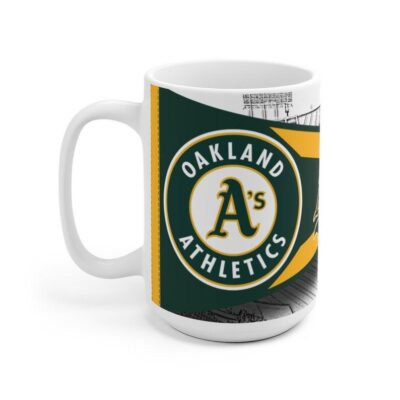 Oakland Athletics Pennant Mug Oakland Athletics Mug MLB Mugs 5