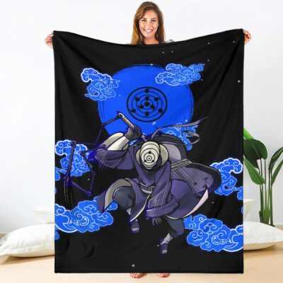 Obito Uchiha Naruto Fleece Blanket Anime Car Accessories Custom For Fans 3 Obito Uchiha Naruto Fleece Blanket Anime Car Accessories Custom For Fans 3