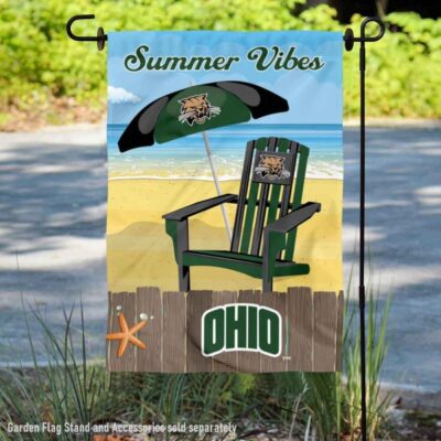 Ohio Bobcats Summer Vibes Decorative Garden Flag GF00534