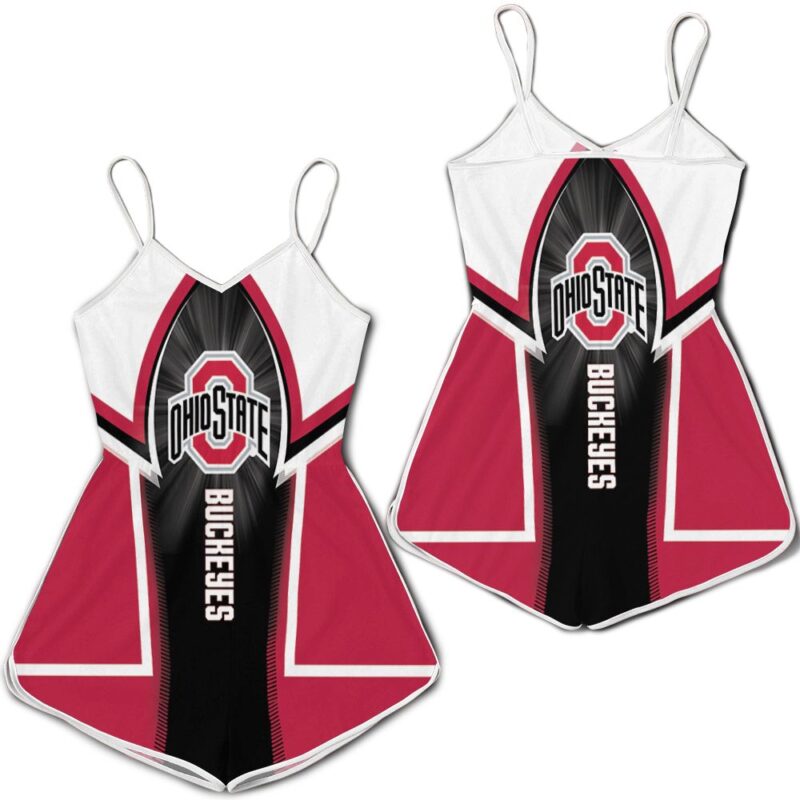 Ohio State Buckeyes fan 3d t shirt hoodie sweater Romper RJ05057