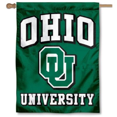 Ohio University House Flag H0597
