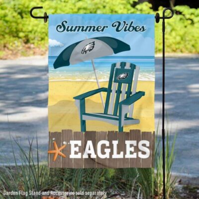 Philadelphia Eagles Summer Vibes Double Sided Garden Flag GF00813
