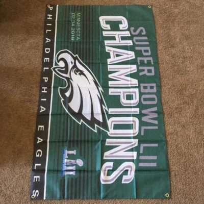 Philadelphia Eagles Super Bowl Championship Flag BF58