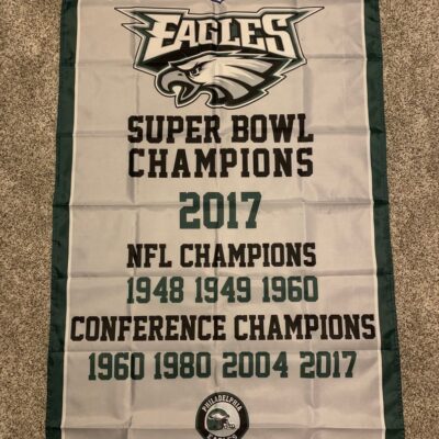 Philadelphia Eagles Super Bowl Championship Flag BF68