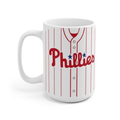 Philadelphia Phillies Jersey Mug Philadelphia Phillies Baseball Mug MLB Mugs 5