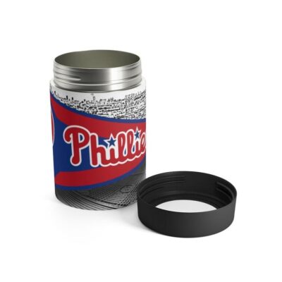 Philadelphia Phillies MLB Pennant Stainless Steel Can Holder 4