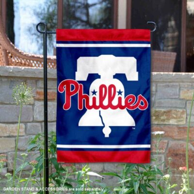 Philadelphia Phillies New Bell Double Sided Garden Flag GF00016
