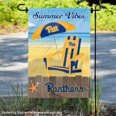 Pittsburgh Panthers Summer Vibes Decorative Garden Flag GF01048