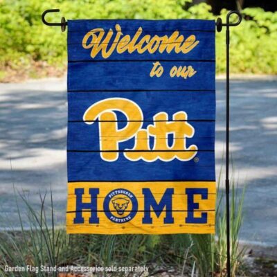 Pittsburgh Panthers Welcome To Our Home Garden Flag GF01041