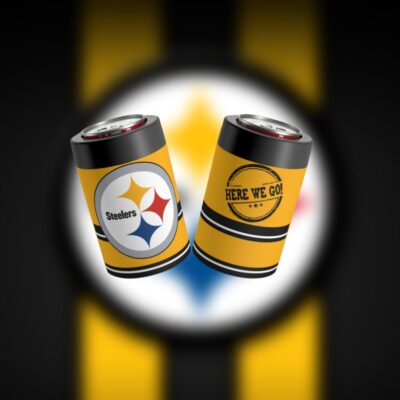 Pittsburgh Steelers NFL Stainless Steel Can Holder