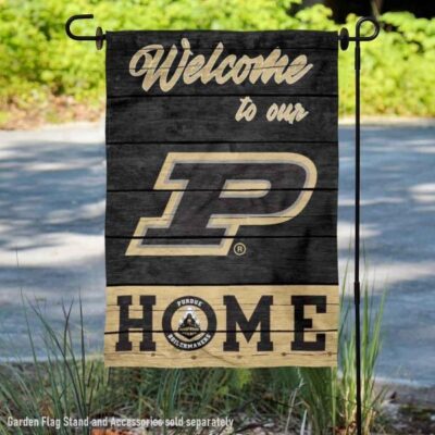 Purdue Boilermakers Welcome To Our Home Garden Flag GF00685