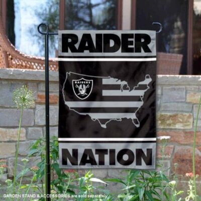 Raiders Nation Double Sided Garden Flag GF00622