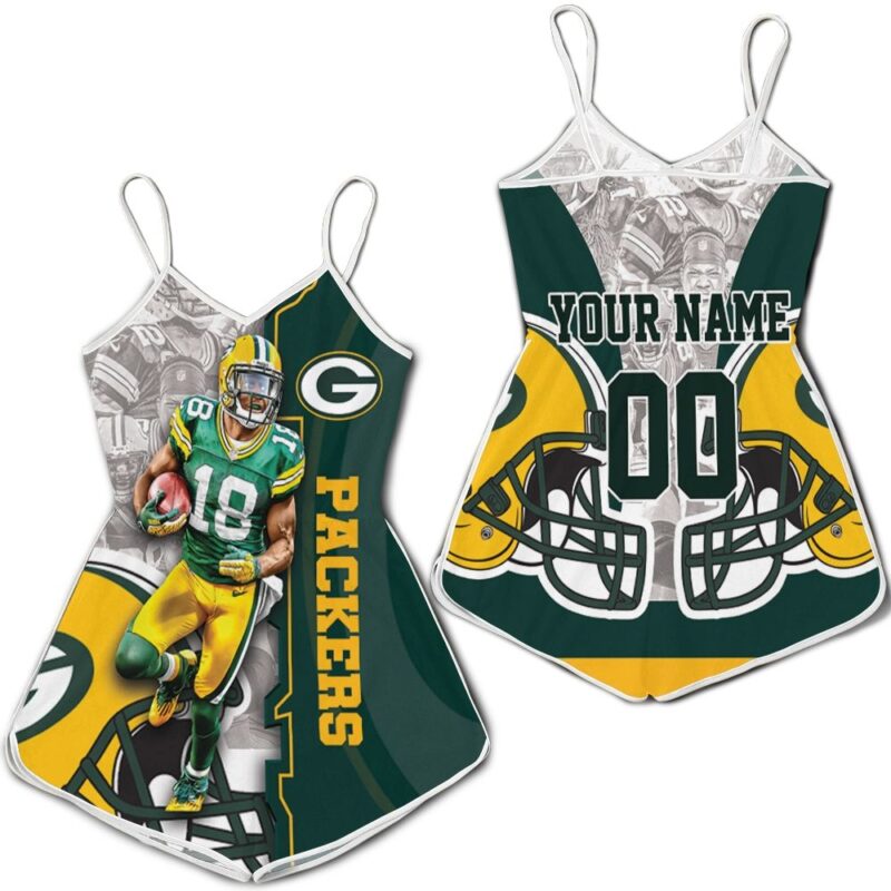 Randall Cobb 18 Green Bay Packers Thanks NFC North Winner Personalized Romper RJ02638