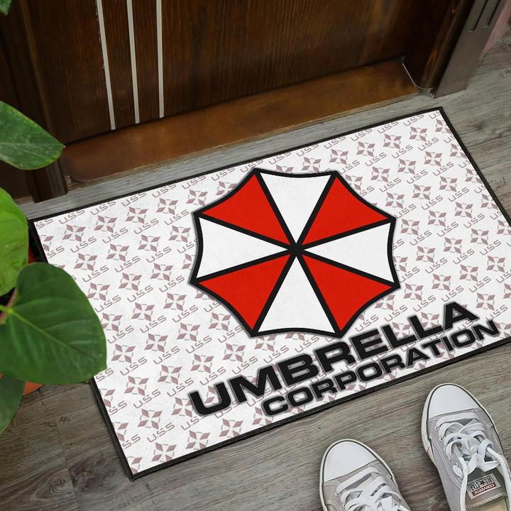 Resident-Evil-Game-Door-Mat-Umbrella-Corp-Symbol-USS-White-And-Red-Door-Mat-Welcome-Mat-3 Resident Evil Game Door Mat Umbrella Corp Symbol USS White And Red Door Mat Welcome Mat 3