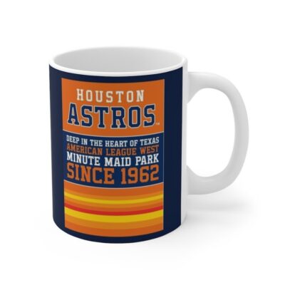 Retro Houston Astros Tequila Sunrise Coffee Mug 2