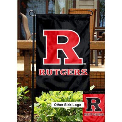Rutgers University Double Logo Garden Flag GF01062