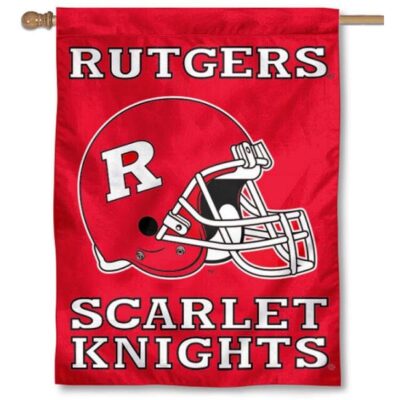 Rutgers University House Flag - Helmet H0536