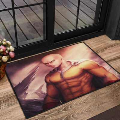 Saitama One Punch Man 2018 Door Mats Welcome Mat 1 Saitama One Punch Man 2018 Door Mats Welcome Mat 1