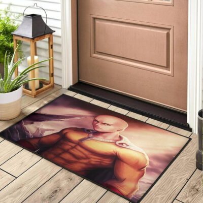 Saitama One Punch Man 2018 Door Mats Welcome Mat 2 Saitama One Punch Man 2018 Door Mats Welcome Mat 2