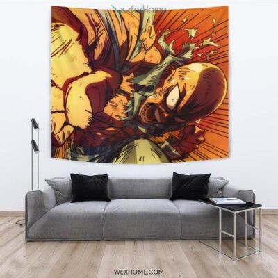 Saitama One Punch Man Tapestry For Anime Fan Gift 3 Saitama One Punch Man Tapestry For Anime Fan Gift 3
