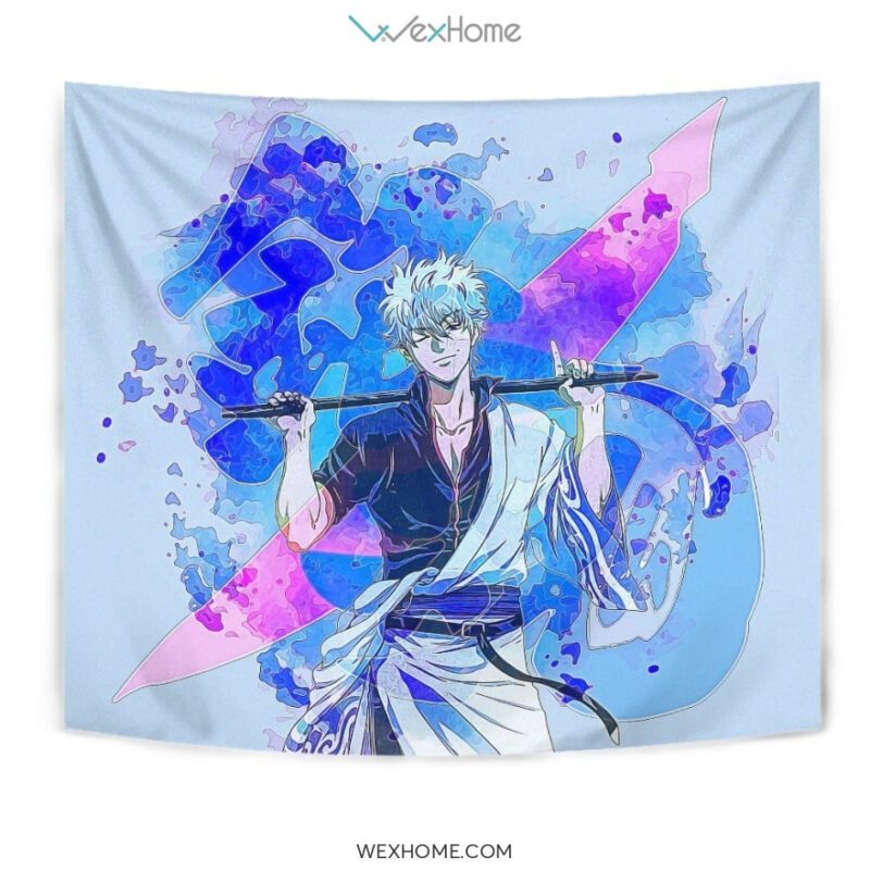 Sakata Gintoki Gintama Wall Anime Tapestry 3