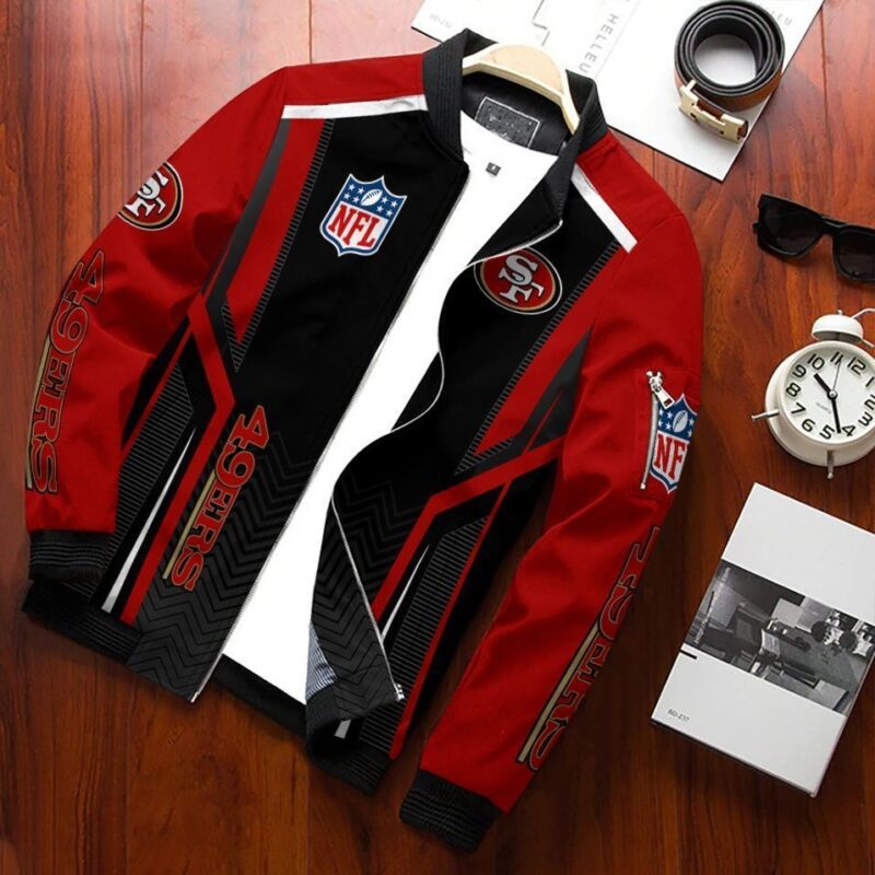 San Francisco 49Ers Bomber Jacket 349 Sport Hot Trending Hot Choice Design Beautiful BJ02436