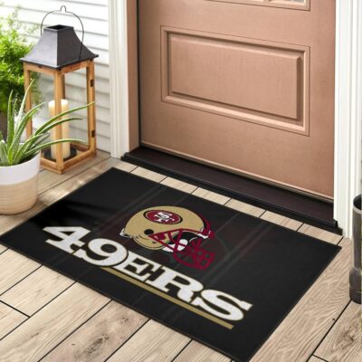 San Francisco American Football 49ers Football Minimal Ers Helmet Artwork Door Mat Welcome Mat 2 San Francisco American Football 49ers Football Minimal Ers Helmet Artwork Door Mat Welcome Mat 2
