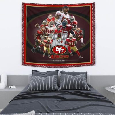 San Francisco Players 49ers Tapestry American Football Car Accessories Custom For Fans 2 San Francisco Players 49ers Tapestry American Football Car Accessories Custom For Fans 2 1