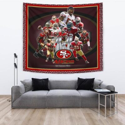 San Francisco Players 49ers Tapestry American Football Car Accessories Custom For Fans 3 San Francisco Players 49ers Tapestry American Football Car Accessories Custom For Fans 3 1