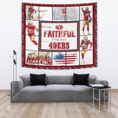 San Francisco Players 49ers Tapestry American Football Car Accessories Custom For Fans 3 San Francisco Players 49ers Tapestry American Football Car Accessories Custom For Fans 3