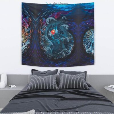 Sea Creatures Ponyo Wall Anime Tapestry Unique Design 3