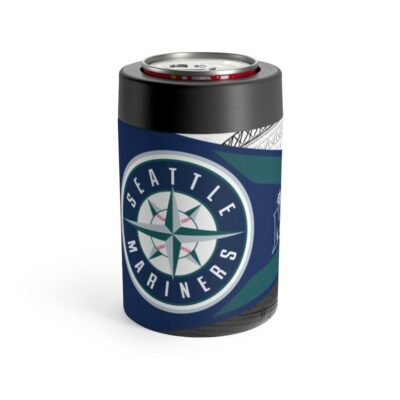 Seattle Mariners MLB Pennant Stainless Steel Can Holder 2