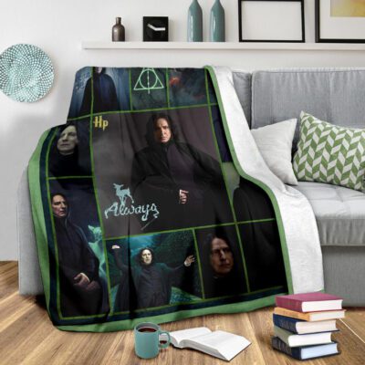 Severus Snape Harry Potter Fleece Blanket Movie Home Decor Custom For Fans 2 Severus Snape Harry Potter Fleece Blanket Movie Home Decor Custom For Fans 2