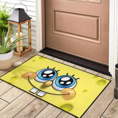 Spongebob smile funny Door Mats Welcome Mat 2 Spongebob smile funny Door Mats Welcome Mat 2