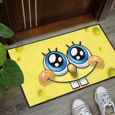 Spongebob smile funny Door Mats Welcome Mat 3 Spongebob smile funny Door Mats Welcome Mat 3