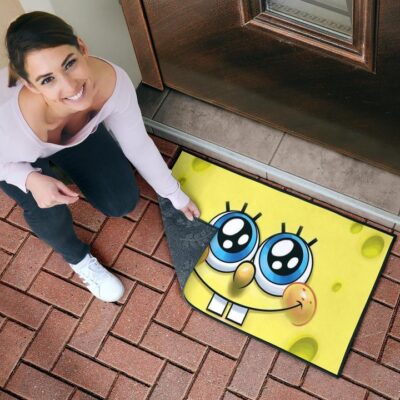 Spongebob smile funny Door Mats Welcome Mat 4 Spongebob smile funny Door Mats Welcome Mat 4