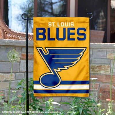 St. Louis Blues Gold Garden Banner GF01854