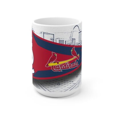 St. Louis Cardinals Pennant Mug St. Louis Cardinals Mug MLB Mugs 3