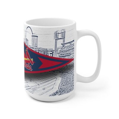 St. Louis Cardinals Pennant Mug St. Louis Cardinals Mug MLB Mugs 4