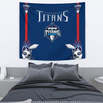 Tennessee Titans American Football Team Tapestry Titans Symbol Helmets With Flaming Ball Shield And Sword Tapestry Wall Hanging 2 Tennessee Titans American Football Team Tapestry Titans Symbol Helmets With Flaming Ball Shield And Sword Tapestry Wall Hanging 2