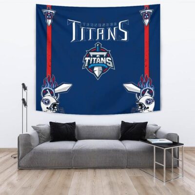 Tennessee Titans American Football Team Tapestry Titans Symbol Helmets With Flaming Ball Shield And Sword Tapestry Wall Hanging 3 Tennessee Titans American Football Team Tapestry Titans Symbol Helmets With Flaming Ball Shield And Sword Tapestry Wall Hanging 3